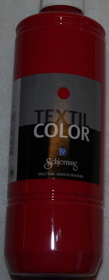Schjerning Primærrød textil color 500ml